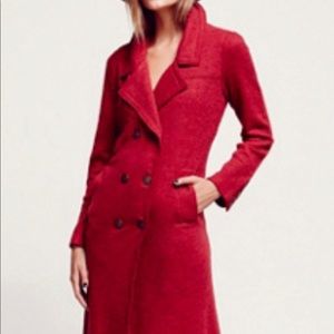 Free People Long Double Breasted Sweater Coat
